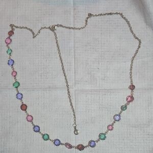 Multicolor Gemstone Necklace